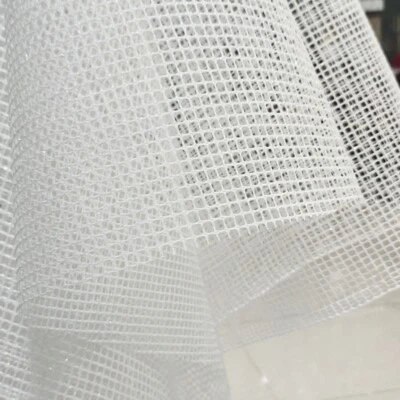 1M Honeycomb Grid Hard Mesh Fabric Bronzing Glitter Net Background Cloth - Image 1 of 4