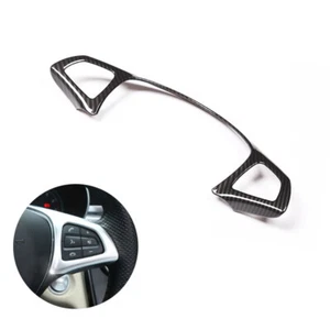 ABS Carbon Fiber Steering Wheel Cover For Mercedes Benz C E Class W205 W213 X253 - Picture 1 of 5