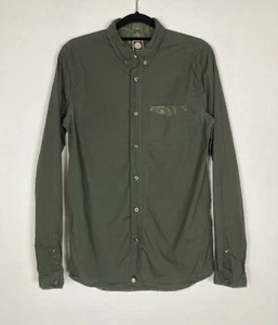 Pretty Green Men’s Green Size XS Grandad Collar Military Casuals Liam - Picture 1 of 12