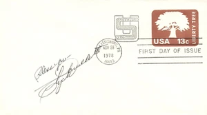 Clyde Lovellette Basketball Signed First Day Cover with JSA COA - Picture 1 of 2
