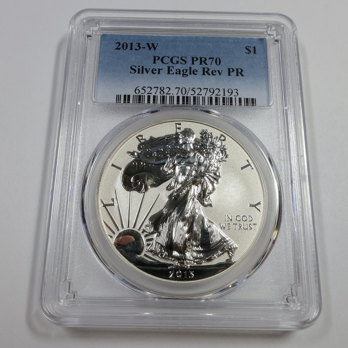 American Eagle PR 70 Graded 2013 Silver Bullion Coins for