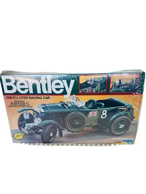 The Bentley 1930 4 1/2 Liter Racing Car 1/12 Scale Model Car  MPC Vintage 1982 - Image 1 of 4