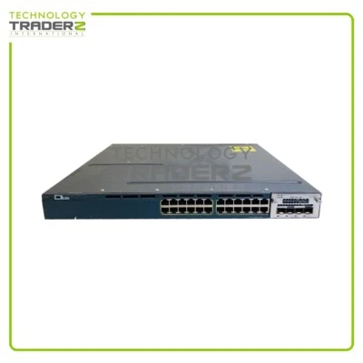 WS-C3560X-24T-L V01 Cisco 3560X 24 Port Ethernet Switch W/ 1x C3KX-NM-10G V01 - Image 1 of 2