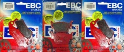 EBC sport carbon X front & rear brake pad set - Honda TRX450R _FA185X|FA373X - Image 1 of 4