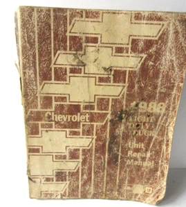 1988 Chevrolet Light Duty Trucks Dealer Service Manual Original - Bild 1 von 7