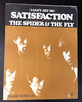 Satisfaction, The Spider & The Fly , The Rolling Stones, sheet music.  3594 - Image 1 of 4