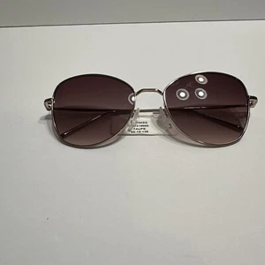 DKNY DK104S 55-18-135 Sunglasses Womens Taupe Oval 55mm Brand New - Picture 1 of 10