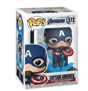 Funko Pop Marvel AVENGERS ENDGAME CAPTAIN AMERICA BROKEN SHIELD & MJOLNIR #573 - Picture 1 of 2