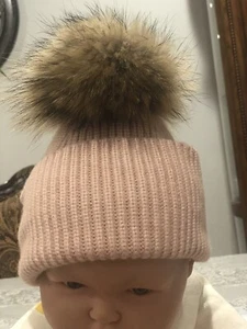 Racoon Pompon Hut Kids - Picture 1 of 5