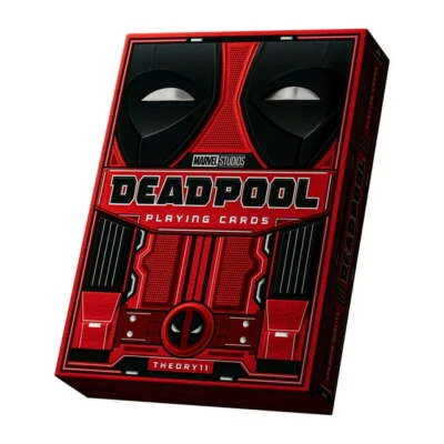 Theory11 Deadpool Premium Playing Cards Poker Size Standard Index - Image 1 of 4