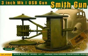 Ace Models 1/72 British World War II SMITH GUN 3 Inch Mk.I OSB GUN - Picture 1 of 4