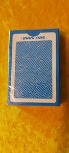 Vintage PAN AM Playing Cards Blue diagonal design Deck Collection Mad Happenings - Picture 1 of 1