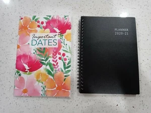 Weekly Notebook Diary/PLANNER 2020-2021 & Notebook important DATES - Picture 1 of 9