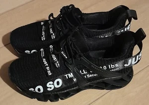 Just So So Black athletic shoes women’s 5.5 or kids sz. 4 new - Picture 1 of 5