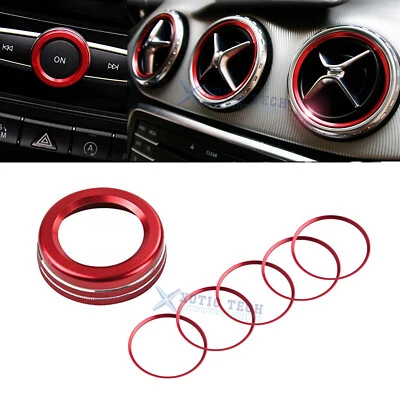 Air Conditioning Vent Volume Control Knob Ring Cover For Mercedes-Benz B CLA GLA - Image 1 of 4