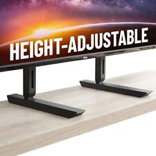 Universal Large TV Stand - Height Adjustable Base for TVs Up to 77" -