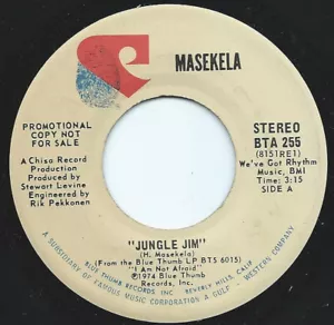 Hugh Masekela / Jungle Jim / Vinyl / Funk / Blue Thumb Records / US - Picture 1 of 2