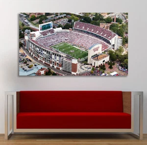 Mississippi State Football Stadium Canvas/ Gloss Print - Drone Shot Aerial Rebel - Picture 1 of 3