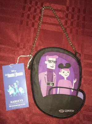 Disney Parks HARVEYS SHAG Mansión Embrujada 50th Doombuggy Monedero Bolso EN MANO Foto 1 de 4