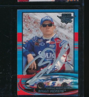 2004 High Gear Wheels #38 Brian Vickers NASCAR Signed Autograph (EV49) SWSW6 - Image 1 of 2