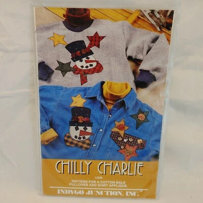 NIP! Chilly Charlie Sewing & Applique Pattern by Indygo Junction, Inc. - Image 1 of 2