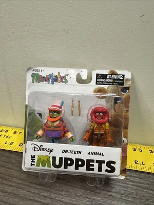 Dr Teeth Animal con baquetas Muppets Minimates Serie 2 Banda de caos eléctrica Foto 1 de 3