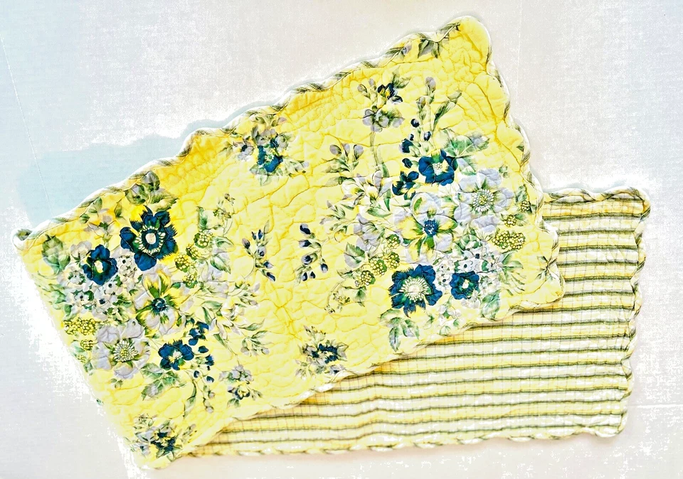 April Cornell Reversible Table Runner In Bright Yellows  - Image 1 of 1