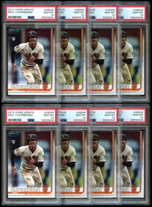 2019 Topps Update #US245 Mike Yastrzemski PSA 10 GEM MINT Rookie LOT of 8 RC - Bild 1 von 2