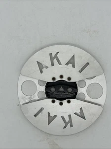 Vintage AKAI Genuine 7” Die Cut Metal Reel To Reel Audio Tape 1/4” Japan - Picture 1 of 8