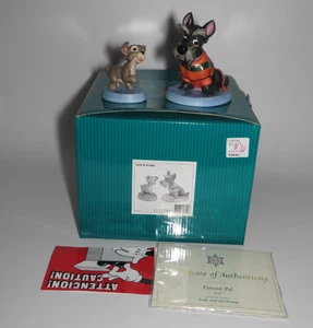 Jock And Scamp 2002 WDCC Disney Lady & The Tramp #1217755 - signiert - Box - Bild 1 von 12