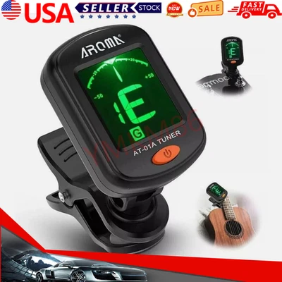 Clip-on LCD Chromatic Tuner For Electric Bass  Ukulele Banjo  & Mandolin New USA - Image 1 of 4