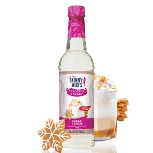 Sciroppo Caffè Senza Zucchero Zucchero Biscotto Zero Calorie Senza Glutine Keto 25,4 Fl Oz - Foto 1 di 6