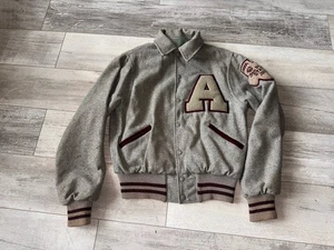 Vintage 1958 AAAA State High School Varsity Jacket Adult Letterman Sz 38 Texas - Picture 1 of 21