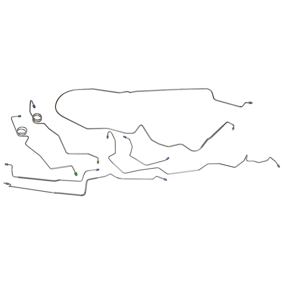Комплект тормозной магистрали полный силовые дисковые трубы 1978-83 Buick Regal 1978-81 Century OE - Изображение 1 из 4