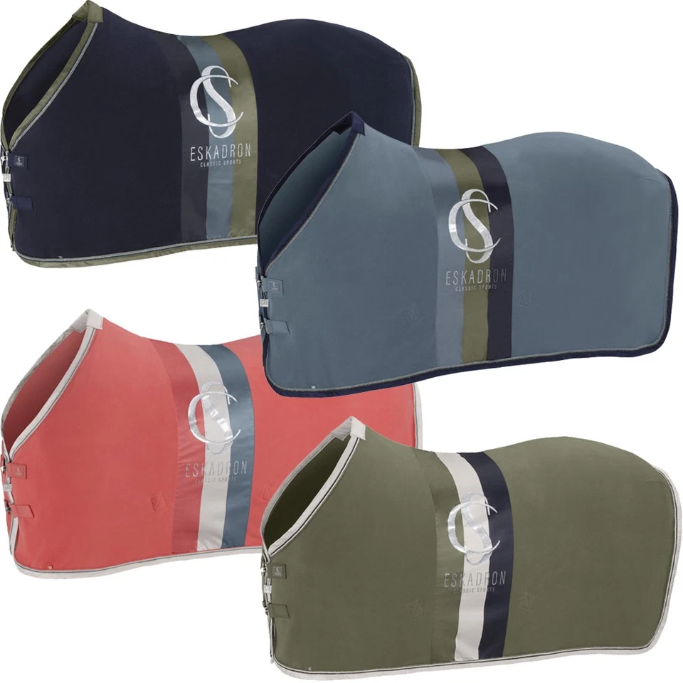 Eskadron Classic Sports Shetty Abschwitzdecke Fleece Stripe - Bild 1 von 1