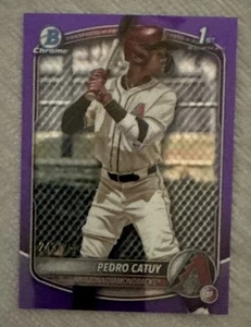2025 Bowman Chrome Purple Arizona Diamondbacks Pedro Catuy 243/250 #BCP210 - Bild 1 von 2