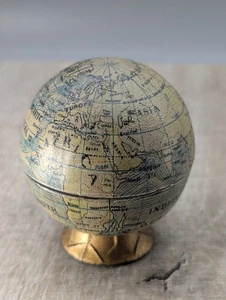 MINIATURE GLOBE ATLAS WORLD MAP PENCIL SHARPENER VINTAGE MADE IN ENGLAND - Picture 1 of 12