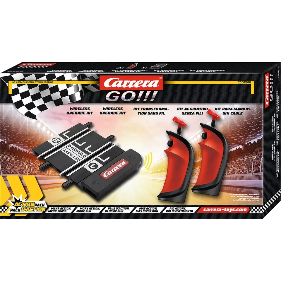 Carrera GO!!! Wireless+ Upgrade Kit 61676 Handregler + Schiene Ohne Kabel 1:43 - Bild 1 von 1