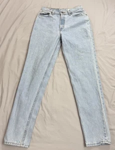 Vintage 90s Levis 512 High Waisted Mom Jeans Tapered Blue Damen Gr. M Slim Fit - Bild 1 von 12