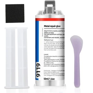 Professional Metal Repair Glue, 1.6 Oz Epoxy ab Metal Glue Heary Duty Weld, S... - Picture 1 of 7