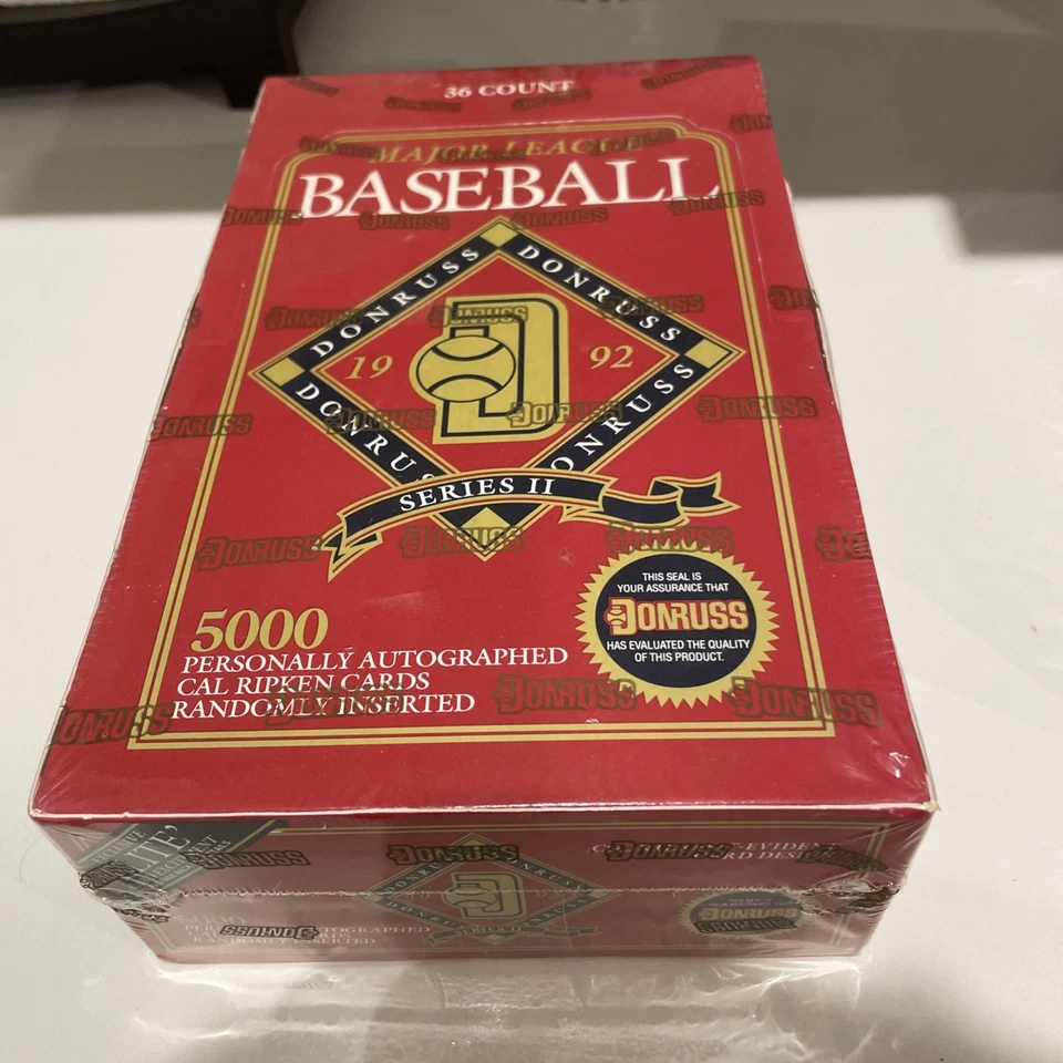 Donruss Serie 2 1992 béisbol caja de cera sellada de fábrica 36 paquetes Cal Ripken automático Foto 1 de 4