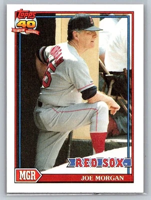 1991 Topps Joe Morgan Boston Red Sox #21 - Image 1 of 2