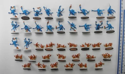 40 BLUE & BRIMSTONE HORRORS OF TZEENTCH Chaos Daemons Army Age Sigmar or 40K 54 - Image 1 of 4