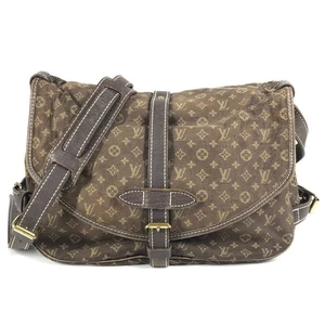 LOUIS VUITTON M95227 Monogram Mini-Lin Saumur30 Schultertasche Braun - Bild 1 von 18