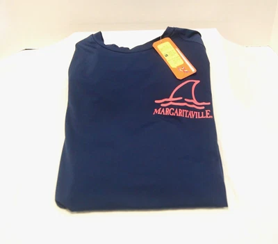 Nuevo - Camisa de manga larga azul L para hombre Margaritaville UPF +50 absorbente de humedad Foto 1 de 4