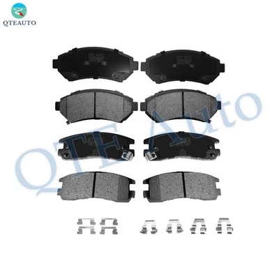 Set 8 Front 7693-D818-Rear Ceramic Brake Pad Kit For 2002-2005 Chevrolet Venture - Image 1 of 4