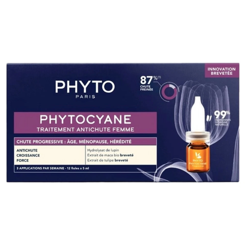 Phyto Cyane Behandlung Gegen Progressiven Haarausfall Frau 12 x 5 ml ist eine Pf - Bild 1 von 1