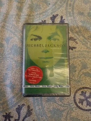 Michael Jackson Invincible INDIA EDITION GREEN COVER TAPE SEALED MINT SONY - Image 1 of 3