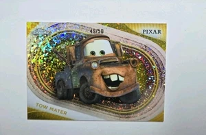 2025 Topps Chrome Disney Tow Mater #56 Gold Mini Diamond Refractor /50 Cars - Picture 1 of 12
