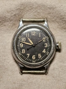 WWII Elgin A-11 Hack Military Watch Type A-11 Manual Wind AF44-14197 - Picture 1 of 5